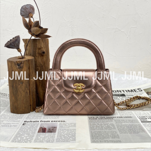 샤넬 25A Kelly nano 메탈릭 브론즈