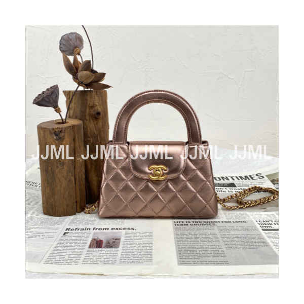 샤넬 25A Kelly nano 메탈릭 브론즈