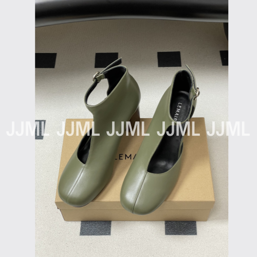 르메르 컷아웃 부츠 카키