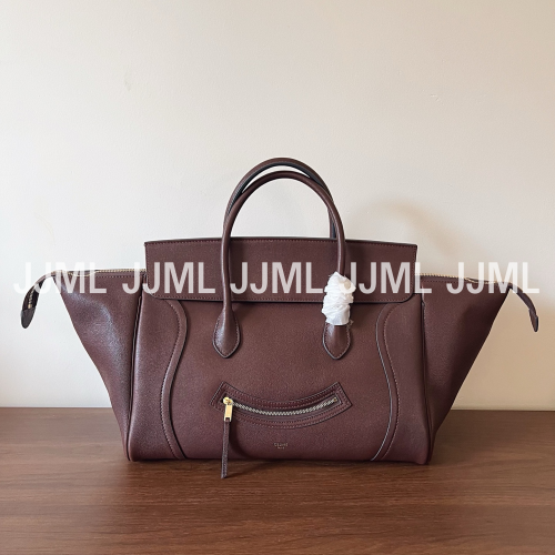 셀린느 스마일링 뉴러기지백 딥브라운