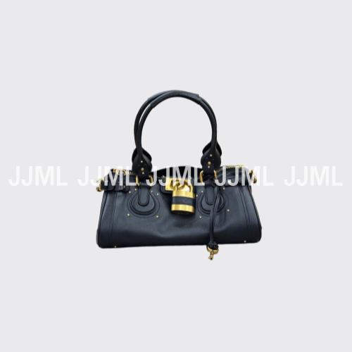 끌로에 패딩턴 그레인드 버팔로 숄더백 블랙