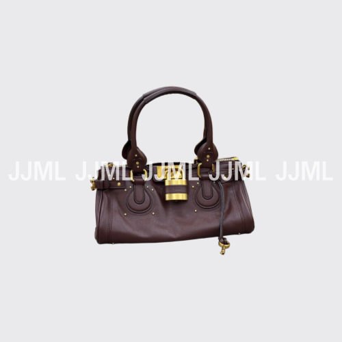 끌로에 패딩턴 그레인드 버팔로 숄더백 브라운