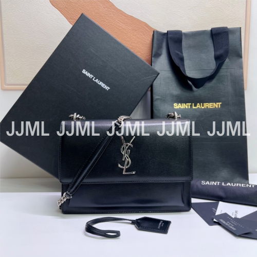 입생로랑 선셋백 블랙은장