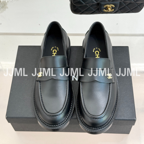 샤넬 CC로고 모카슈즈 블랙