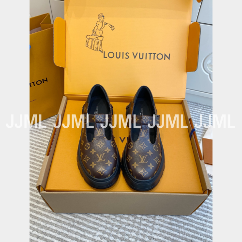 루이비통 체커 메리제인 모노그램 슈즈