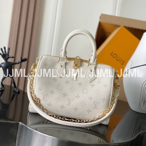 루이비통 스피디 반둘리에 25 크림 M26691