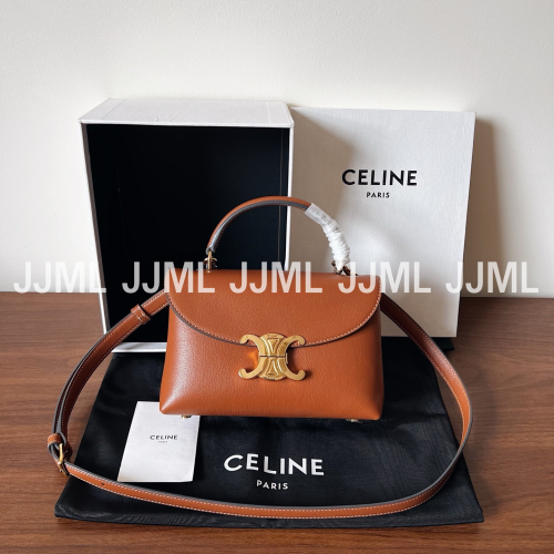 셀린느 틴 니노백 서플 그레인 카프스킨 탠