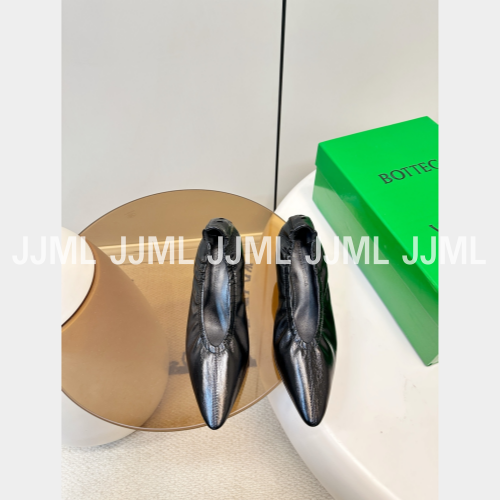 보테가베네타 리사 플랫 슈즈 블랙