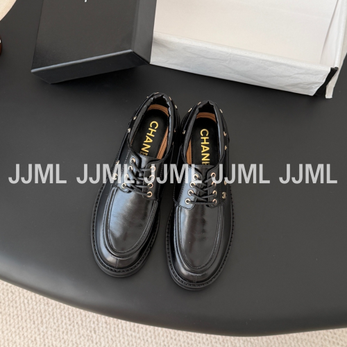 샤넬 옥스포드 로퍼 블랙