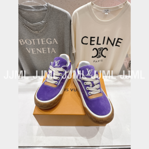 루이비통 틸티드 스니커즈 퍼플