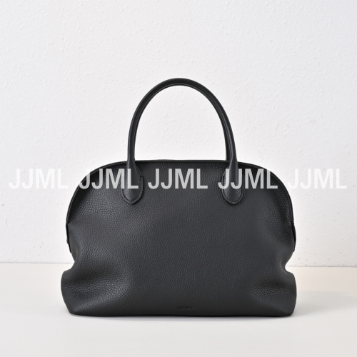 더로우 아그네스 토트백 그레인 블랙