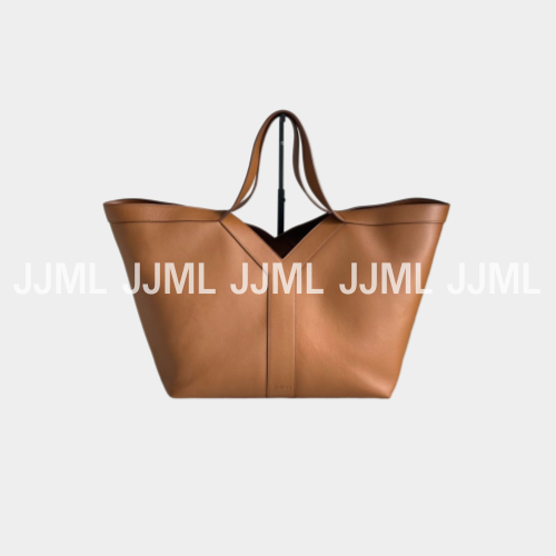 입생로랑 Y 토트백 그레인 브라운