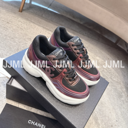 샤넬 CC로고 크루즈 스니커즈 퍼플