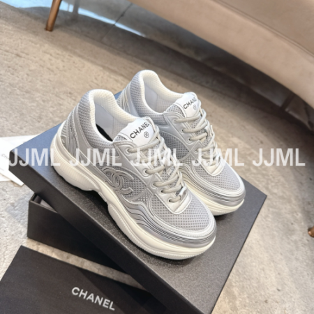 샤넬 CC로고 크루즈 스니커즈 그레이