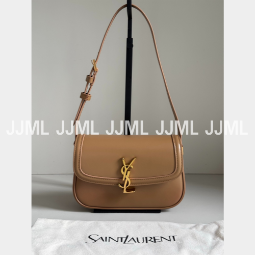 입생로랑 솔페리노 박스 숄더백 헤이즐넛