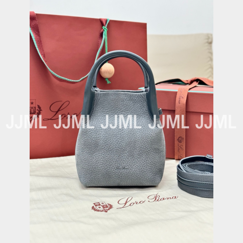 로로피아나 베일 버킷백 블루그린 미니버킷