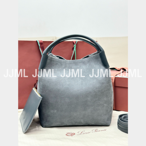 로로피아나 베일 버킷백 블루그린 라지