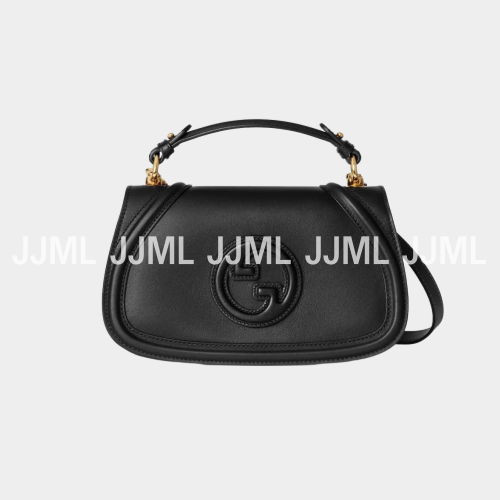 구찌 블론디 미디엄 탑 핸들백 블랙