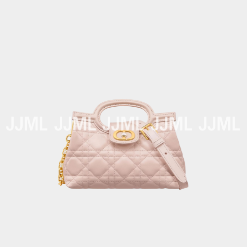 디올 졸리 탑 미니 핸들백 파우더핑크