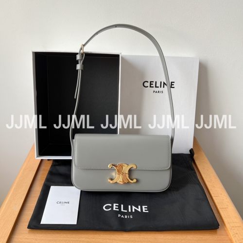 셀린느 클로드 트리옹프 숄더백 블루그레이