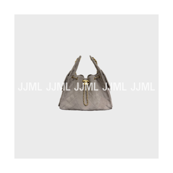 샤넬 25 스몰 버킷백 스웨이드 그레이