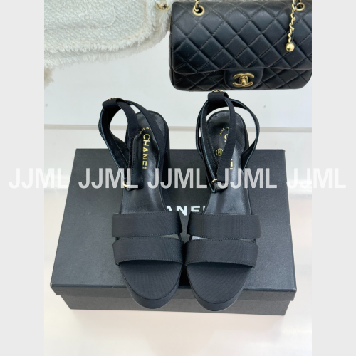 샤넬 가보시힐 샌들 블랙