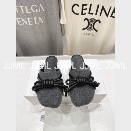 로에베 플라멩코 노트 뮬 챠콜