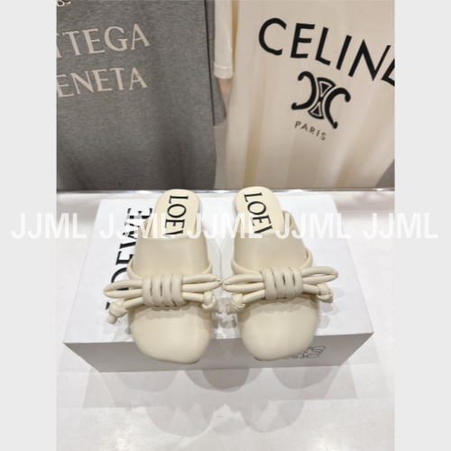 로에베 플라멩코 노트 뮬 아이보리