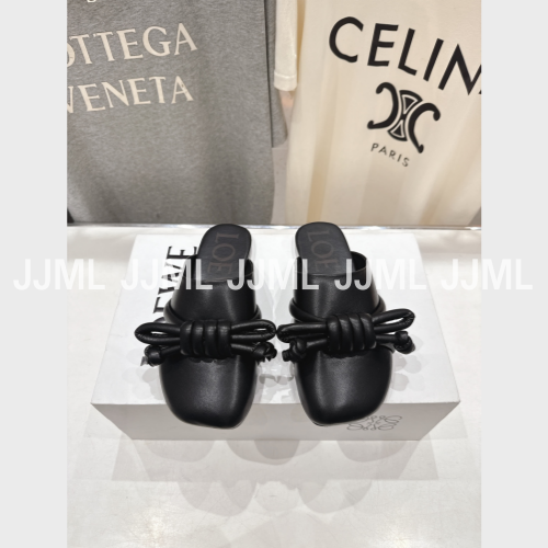 로에베 플라멩코 노트 뮬 블랙