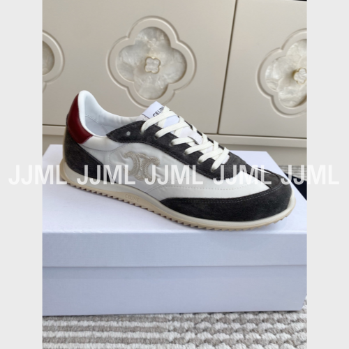 셀린느 트리옹프 레이서 로우 탑 스니커즈 화이트