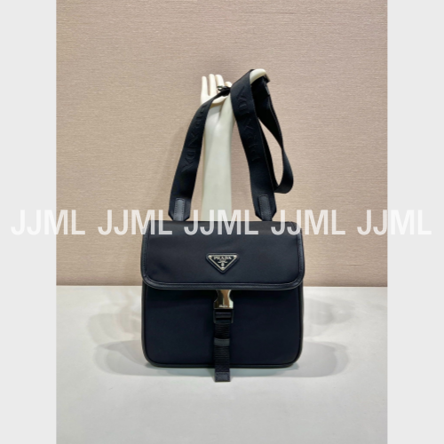 프라다 리나일론 사피아노 숄더백 블랙 2VD077