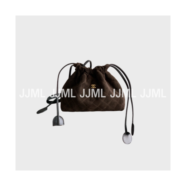 샤넬 25 스몰 숄더백 브라운 스웨이드