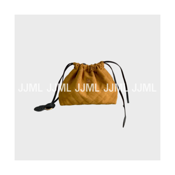 샤넬 25 스몰 숄더백 머스타드 스웨이드