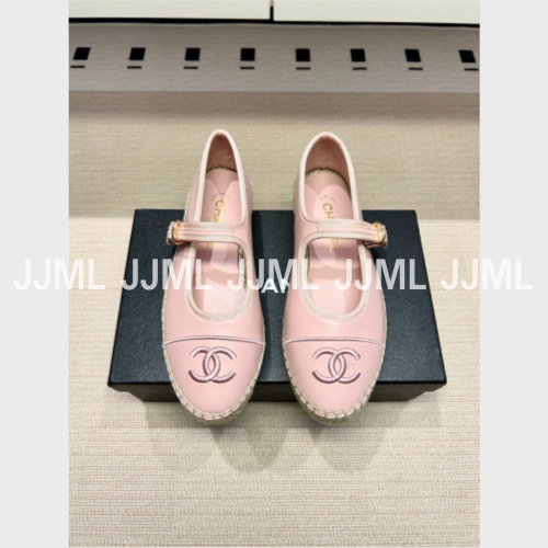 샤넬 메리제인 에스파듀 핑크