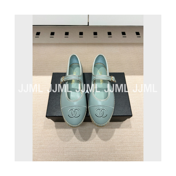 샤넬 메리제인 에스파듀 블루