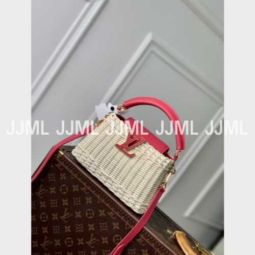 루이비통 카퓌신 미니 라탄 레드 M26005
