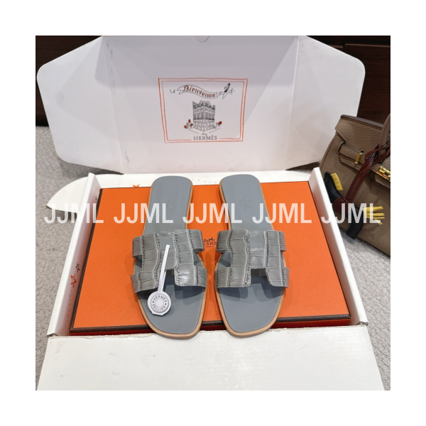 에르메스 오란 크로커다일 챠콜