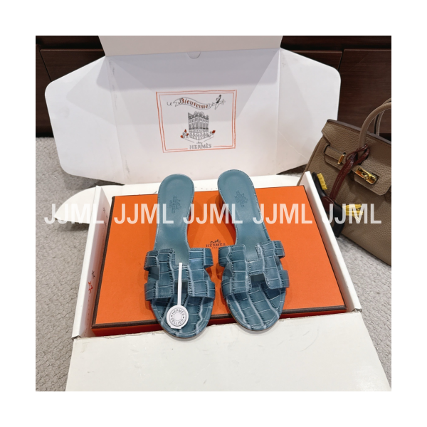 에르메스 오아시스 크로커다일 블루