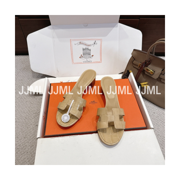 에르메스 오아시스 크로커다일 베이지