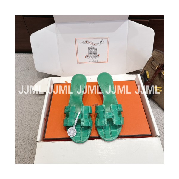 에르메스 오아시스 크로커다일 그린