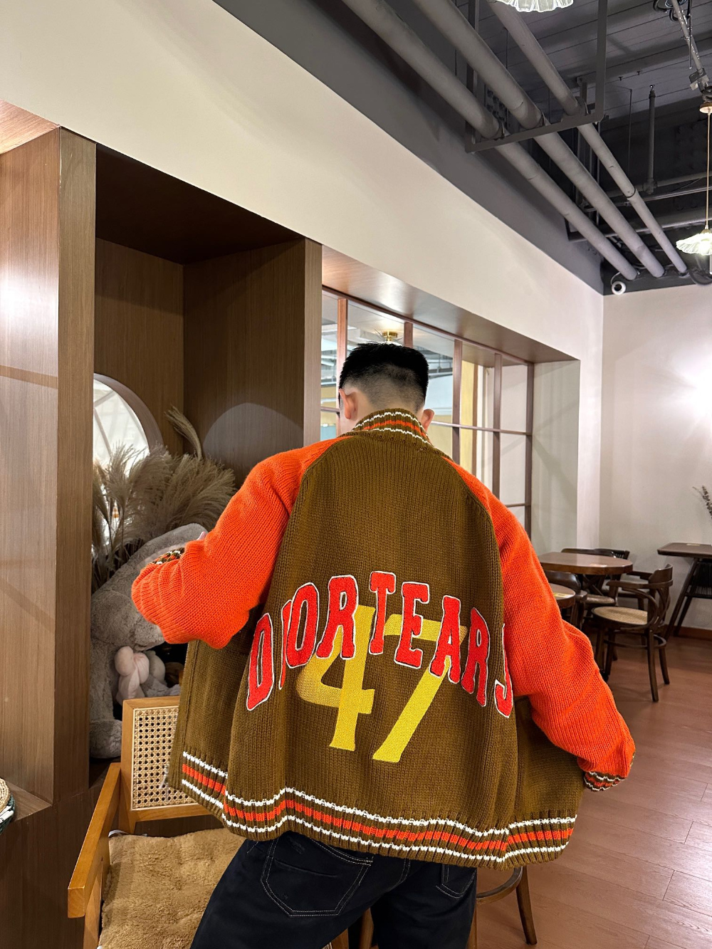재킷 모델 착용 이미지-S192L14