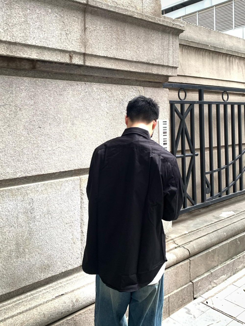 재킷 모델 착용 이미지-S23L11