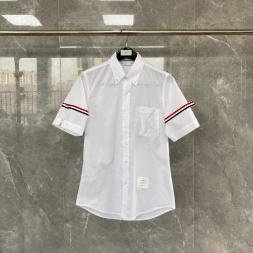 톰브라운 옥스포드 암밴드 숏 슬리브 셔츠 MWS242A00139100