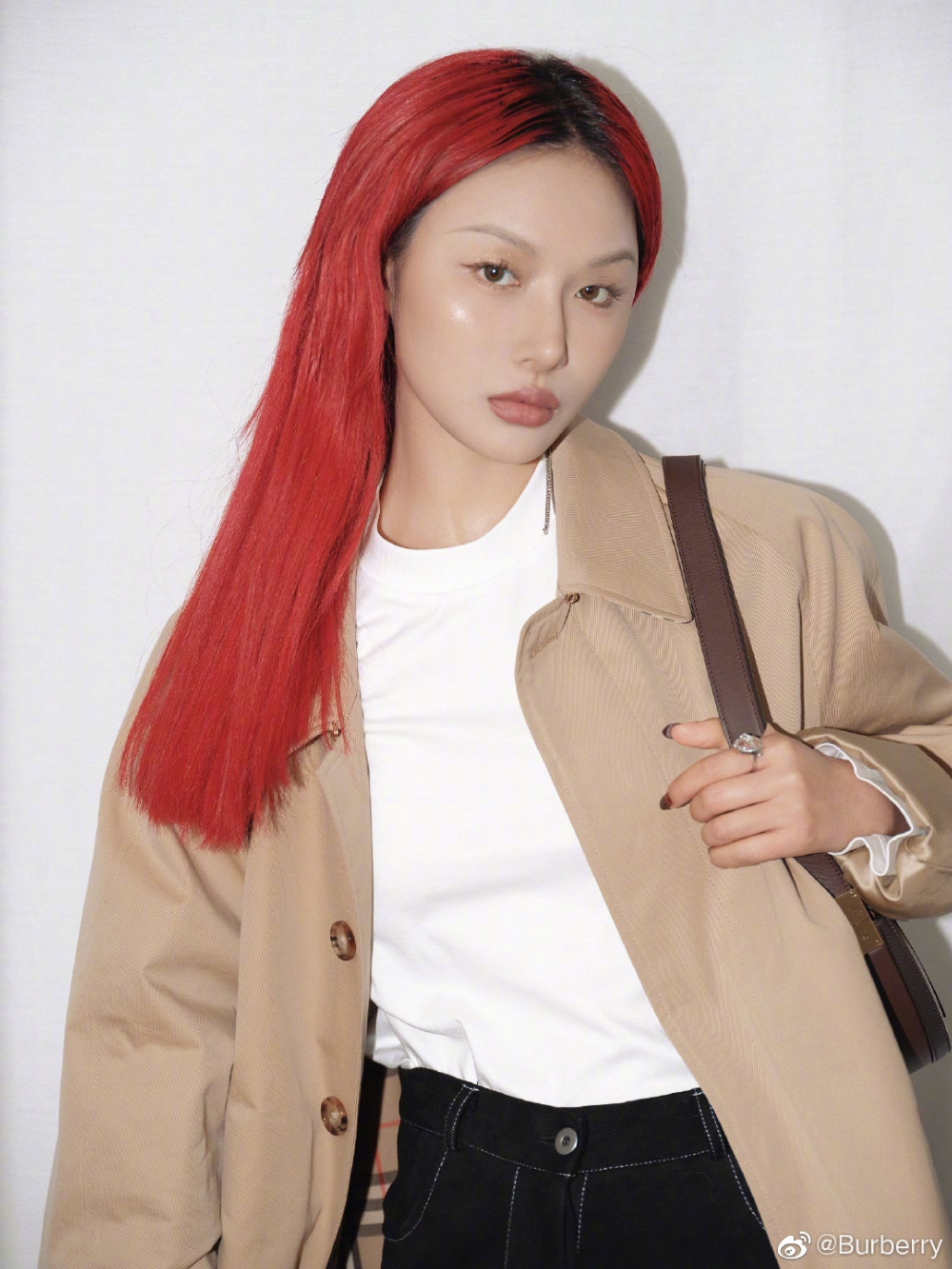 코트 모델 착용 이미지-S73L14