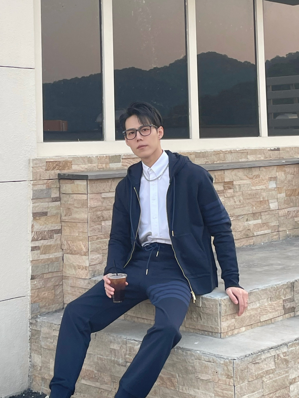 재킷 모델 착용 이미지-S24L24
