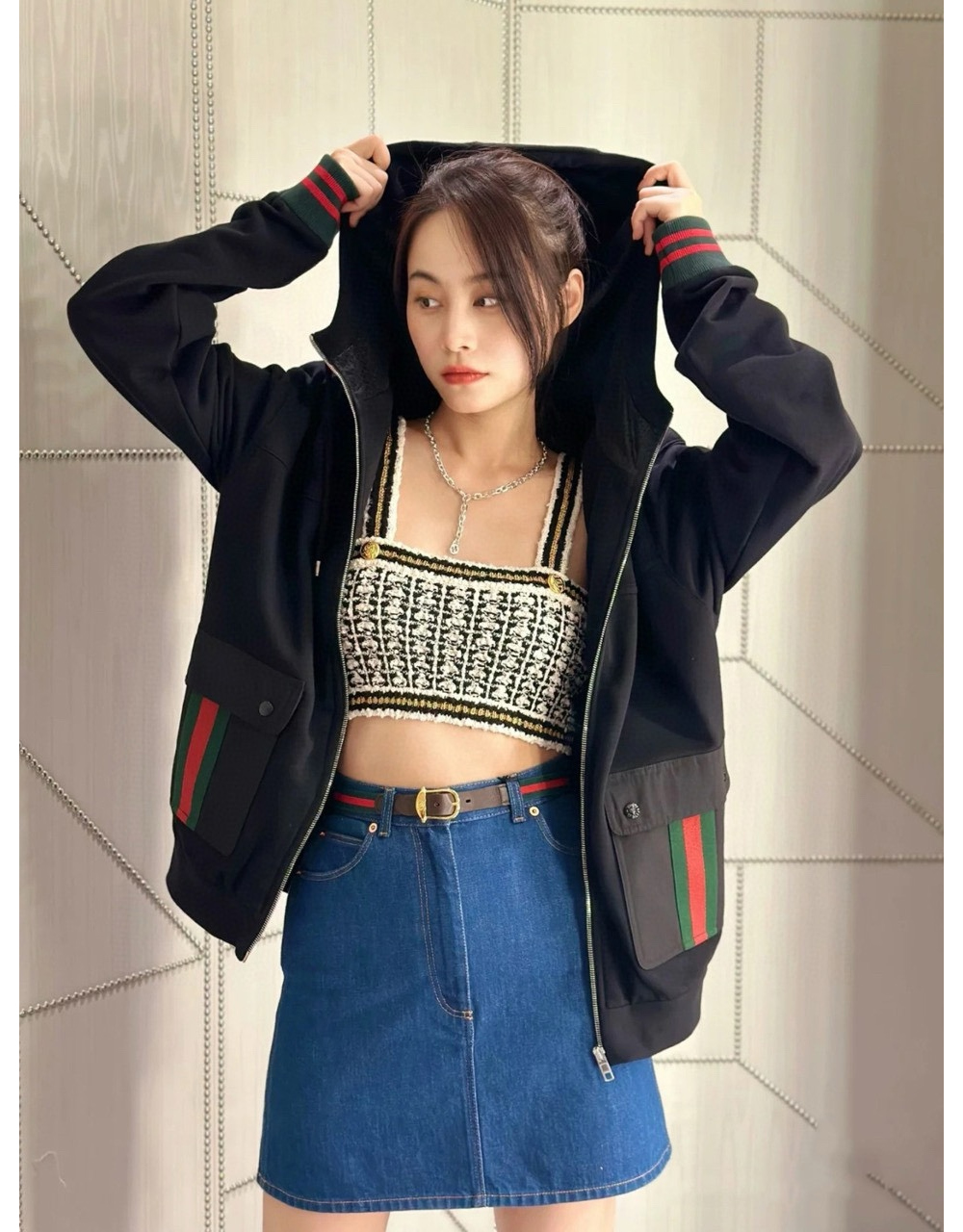 재킷 모델 착용 이미지-S238L6