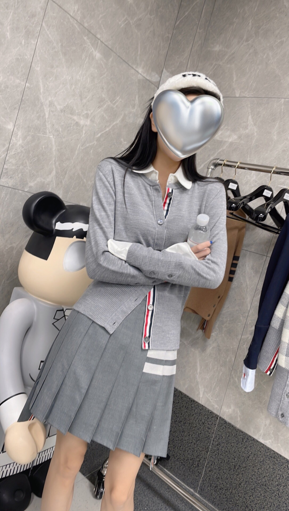 카디건 모델 착용 이미지-S930L7