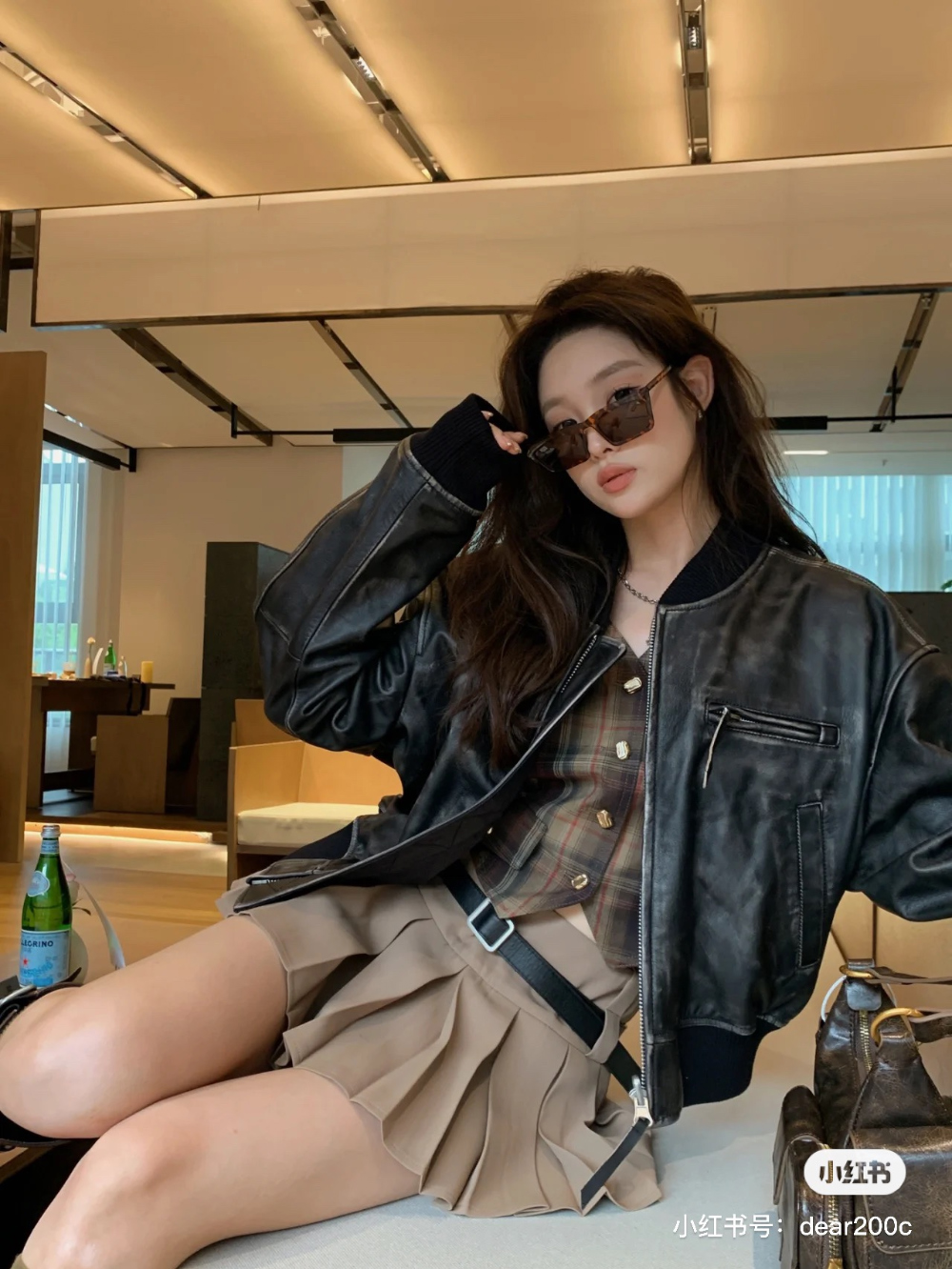 재킷 모델 착용 이미지-S363L13