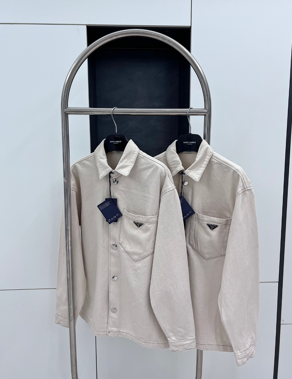 블라우스 차콜 색상 이미지-S1130L10