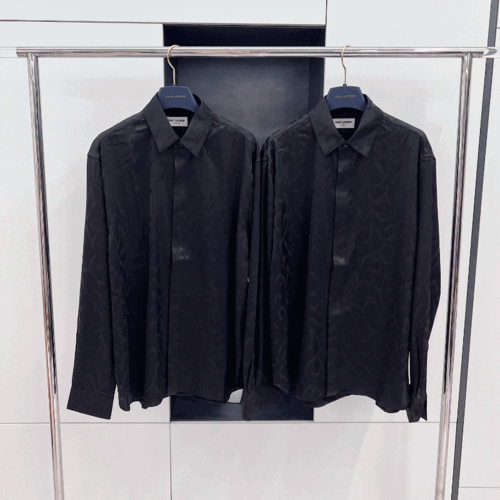 입생로랑 23SS SLP/YSL 셔츠 [블랙]